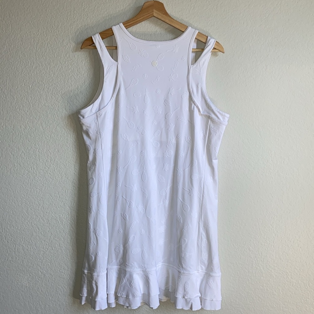 SOLD Lilly Pulitzer Luxletic Tennis Dress Delphina Jacquard Resort Match Size XL - Picture 9 of 16